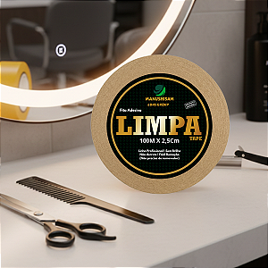 Fita Adesiva Limpa Tape Para Prótese Capilar 100m X 2,5cm Não Derrete Protese Capilar Silicone Hibrida , Peruca , Aplique Hair , BHS