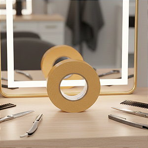 Kit Casadinha - Fita Adesiva Amarela Tecido Cremer 30m x 2,5cm (605) 2 UNIDADES