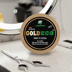 Fita Adesiva Dupla Face Goldeco 50m x 2,0cm Prótese Capilar