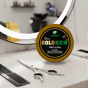 Fita Adesiva Capilar Dupla Face Goldeco 10m x 2,5cm P/ Próteses E Perucas
