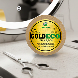 Fita Adesiva Dupla Face Gold Eco Super 10m x 3,5cm Prótese Capilar