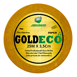 Fita Adesiva Capilar P/ Próteses Capilares E Perucas 25m x 3,5cm Gold Eco