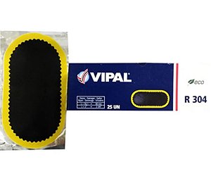 Remendo R-304 Reparo 180x95mm Caixa 25 Unidades Vipal