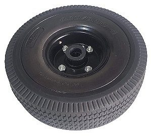 Pneu Maciço Roda 3.50-4 X 4.10 C/ Rolamento Rolete