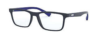 Óculos de Grau Armani Exchange A|X Masculino Retangular Azul Fosco AX3067 8295