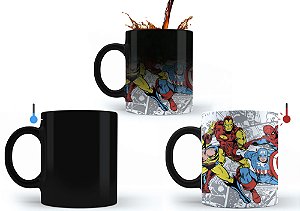 Caneca Mágica Avengers Vingadores