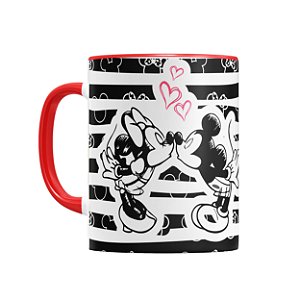 Caneca Personalizada Mickey Minnie Love