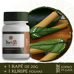 Kit 1 Rapé + Kuripe Folhas