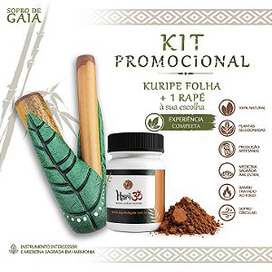 Kit Kuripe Folhas + Rapé HariOM