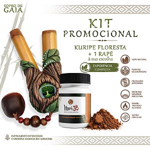 Kit Kuripe Floresta + Rapé HariOM