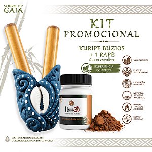Kit Kuripe Búzios + Rapé HariOM