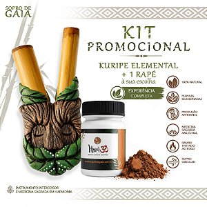 Kit Kuripe Elemental + Rapé HariOM