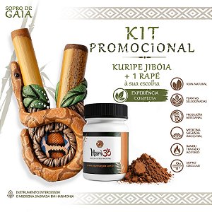 Kit Kuripe Cobra Jiboia + Rapé HariOM