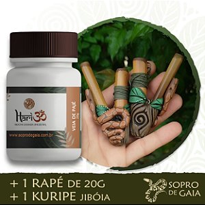 Kit 1 Rapé + Kuripe Cobra Jibóia