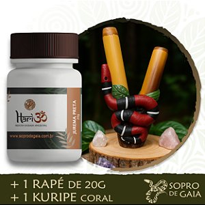 Kit 1 Rapé + Kuripe Cobra Coral