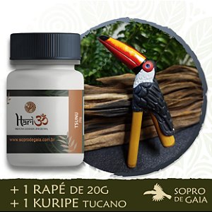 Kit 1 Rapé + Kuripe Tucano