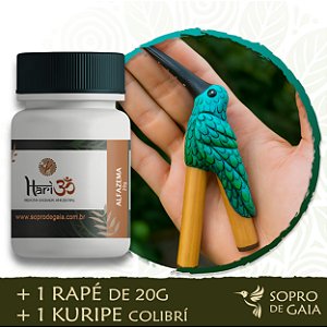Kit 1 Rapé + Kuripe  Beija-Flor