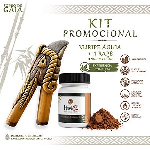 Kit Kuripe Águia Solar + Rapé HariOM