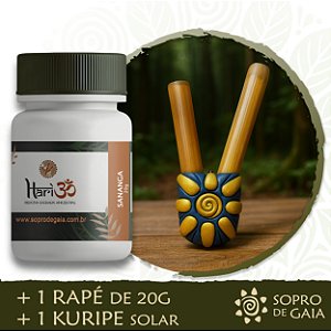 Kit 1 Rapé + Kuripe Sol