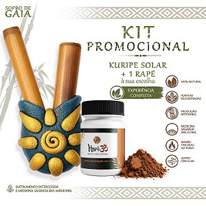 Kit Kuripe Sol (Solar) + Rapé HariOM