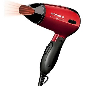Secador de cabelo Mondial Max Travel SC-10 vermelho e preto 110V/220V
