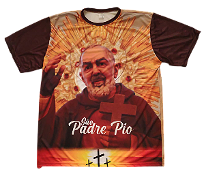 Camisa Padre Pio Frente Total