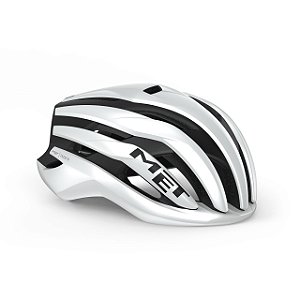 CAPACETE MET ROAD TRENTA MIPS BRANCO/PRETO M