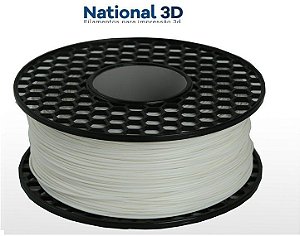 FILAMENTO 3D NATIONAL PETG GLASS BRANCO 1KG