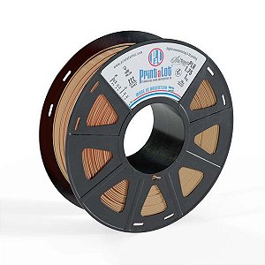 Filamento Impressão 3D Printalot Pla Wood Louro Arrayan 1Kg