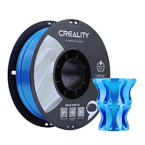 Filamento Impressora 3D Creality PLA Cr-Silk Azul 1Kg 1.75Mm