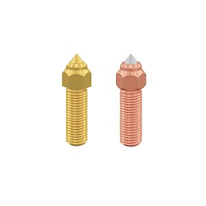 Creality Nozzle Kit Bico 0,4mm H59 Latão e Cobre/Aço K1 Max 2un