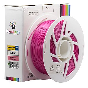 Filamento Impressora 3D DynaLabs PLA Boutique Rosa Morango Frutilla 1Kg