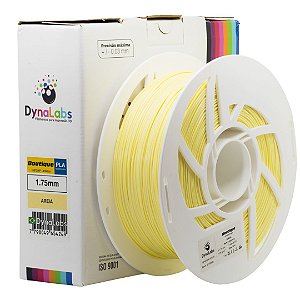Filamento Impressora 3D DynaLabs PLA Boutique Amarelo Areia 1Kg