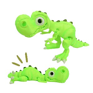 Dinossauro brinquedo articulável t-rex jurassic dino baby
