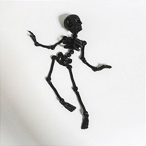caveira esqueleto articulado decoração halloween terror