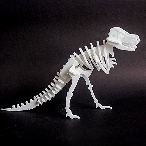 Quebra-cabeça dinossauro T- Rex fóssil 3D