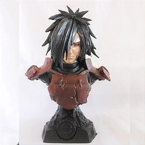 Boneco busto  Madara Uchiha  decorativo anime Naruto figure
