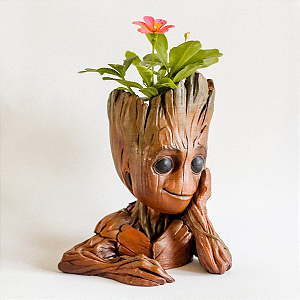 Groot vaso para cactos e suculentas decoração Marvel