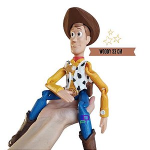 Boneco Woody articulável brinquedo Toy Story Xerife 33 cm