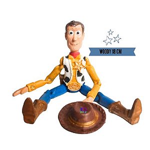 Boneco Woody articulável brinquedo Toy Story Xerife 18 cm