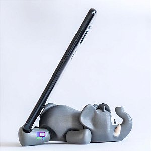 Elefante bichinho articulável suporte para celular de mesa
