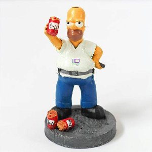 Homer Simpson boneco decorativo action figure Duff beer