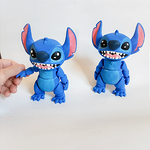 Boneco Lilo e Stitch articulado brinquedo plástico coleção Disney figura decoraçao Stitch