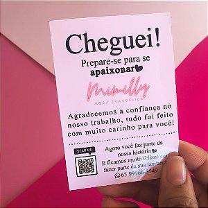 Cartão 6,5x9,5 cm - 100 unidades