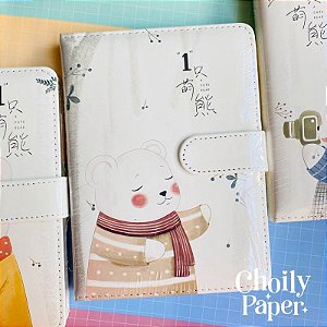 Caderno Luxo Bear - Choily Paper - Papelaria Online com Melhor Preço