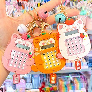 Chaveiro Mini Calculadora + Joguinho Cinnamoroll Sanrio - Choily