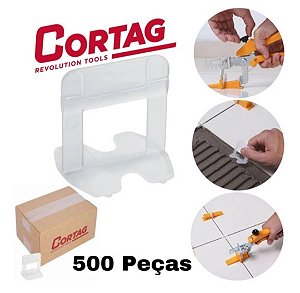 Espaçador Nivelador Smart Cortag De 1 Mm Caixa Com 500 Peças