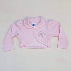 BOLERO INFANTIL DE PLUSH ROSA