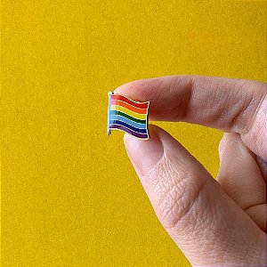 Mini Pin Bandeira do Orgulho | Pin de lapela | Botton | Broche | LGBT