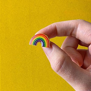 Pin Arco Íris | Pin de lapela | Botton | Broche | Amor | LGBT